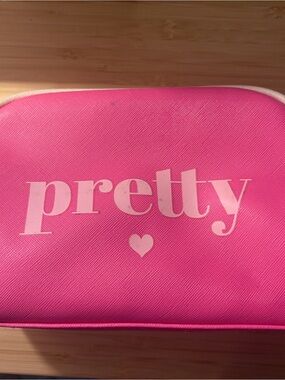 Pretty Pink Cosmetic Pouch
